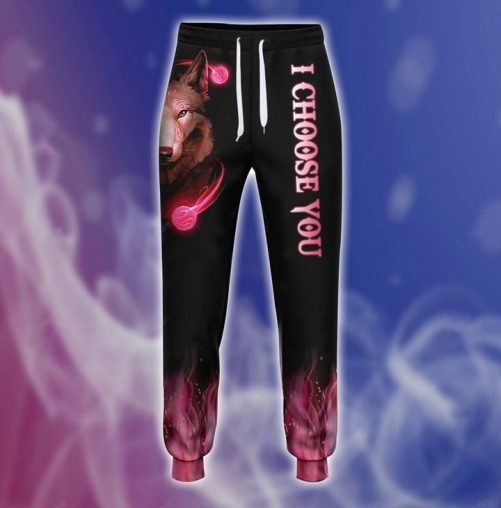 Wolf Couple Hoodie And Sweatpants Set
