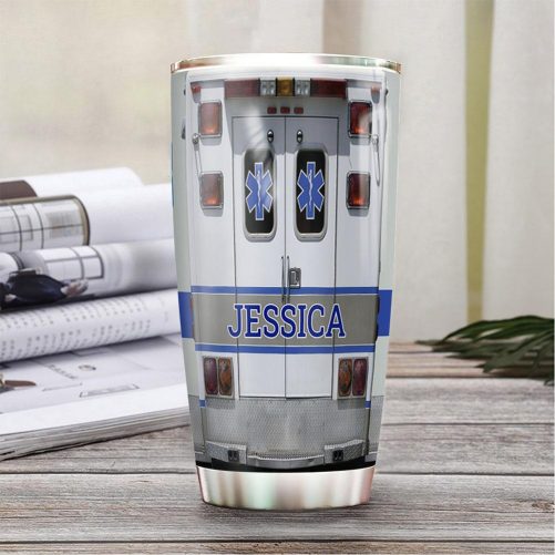 1609321028174 Personalized Nurse Emergency Ambulance Car HLB3012008 Stainless Steel Tumbler mk3