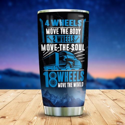 1616752157344 Trucker Move The World Personalized KD2 ABD2603004Z Stainless Steel Tumbler mk2