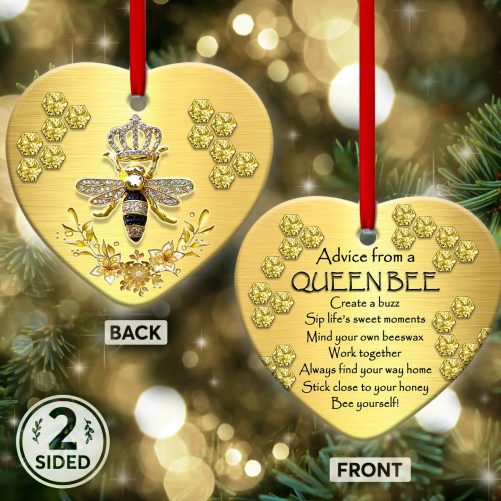 1633348182229 Bee Advice TTYZ0410003Z Heart Ornament mk2