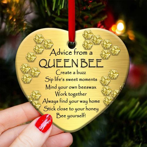 1633348182322 Bee Advice TTYZ0410003Z Heart Ornament mk3