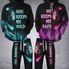 Wolf Hoodie And Sweatpants Set