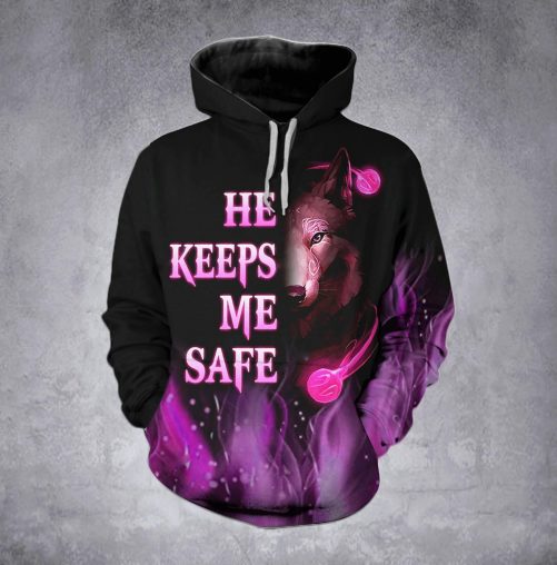 Wolf Hoodie And Sweatpants Set