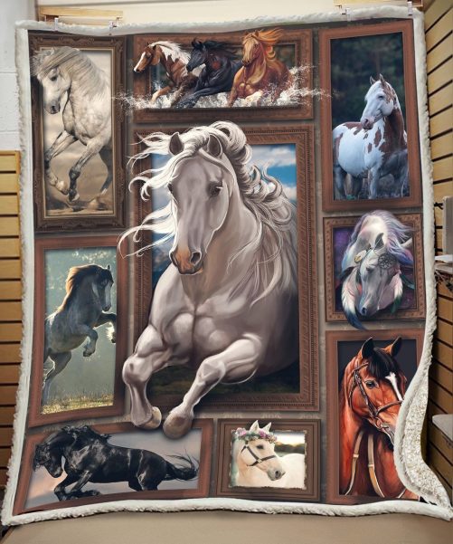 3DHorseBlanket GiftForSon GiftForDaughter GiftForHorseLoverFleeceBlanket 1 1200x