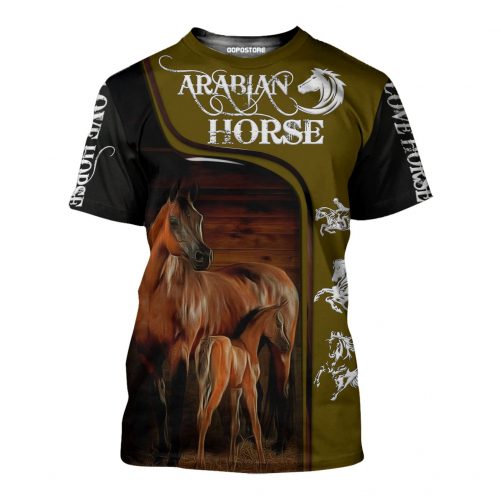Gopostore Horse Arabian Horse SHI2210970 3d tshirt a11801d6 b597 4d20 9e89 9b4492fb58ab 2000x