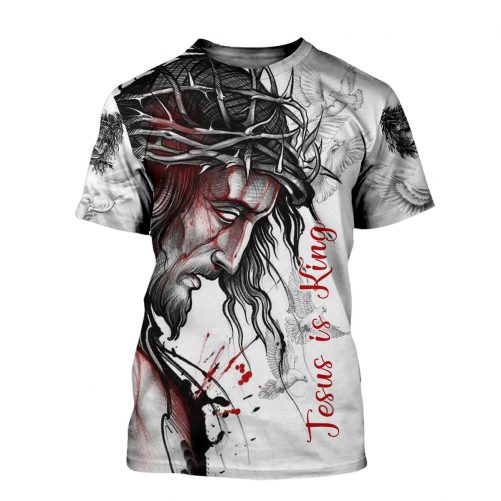 Gopostore Jesus Tattoo SHO2905003 3dc tshirt
