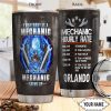Mechanic Skull KD4 Personalized Stainless Steel Tumbler
