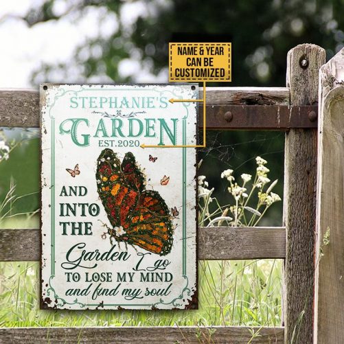 Personalized Butterfly Garden And Into Customized Classic Metal Signs MK Post 1024x1024@2x