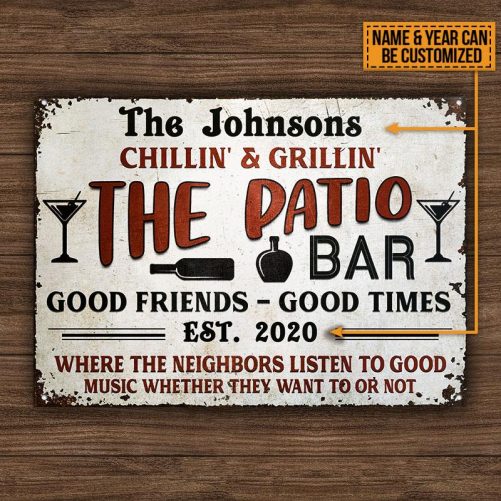 Personalized Grilling Patio Backyard Custom Classic Metal Signs TT019 CIN036 mockup2 1024x1024@2x