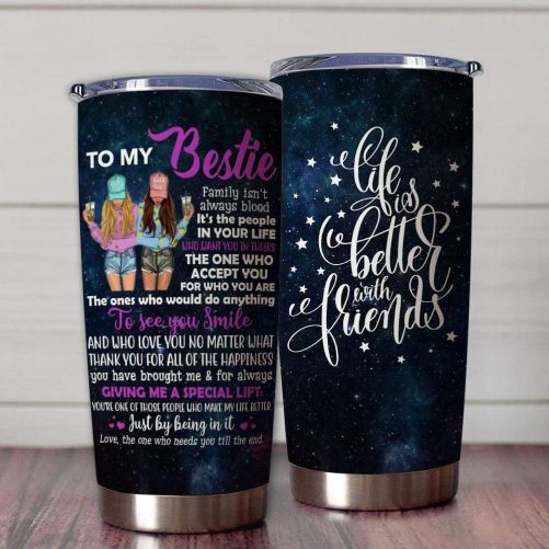 gift for friend bestie thanks for all of the happiness you have brought me tumbler 20oz 439 1024x1024