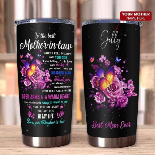 gift for mom mother in law pink rose art thanks for always welcoming me into the family 517 1024x1024