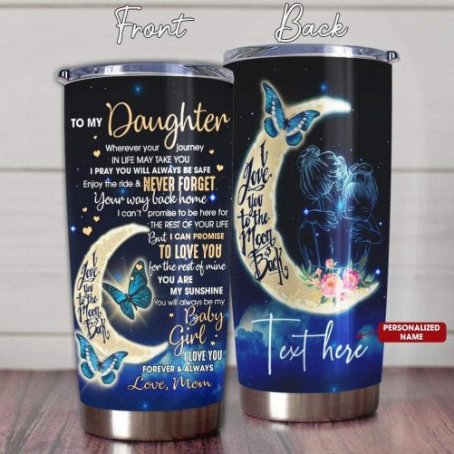 tumbler mom to daughter pencil art wherever your journey in life may take you 315 1024x1024
