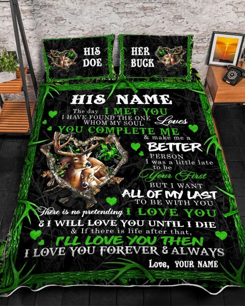 her buck his doe green