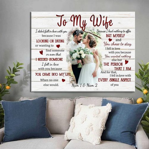 to my wife