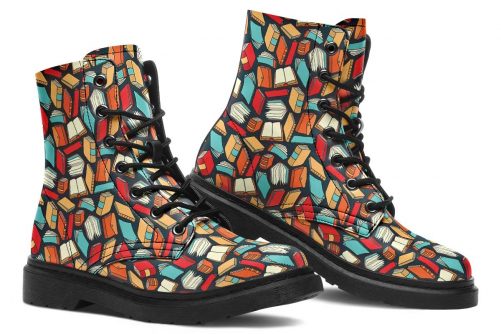 BOOK LOVERS leather BOOTS 1