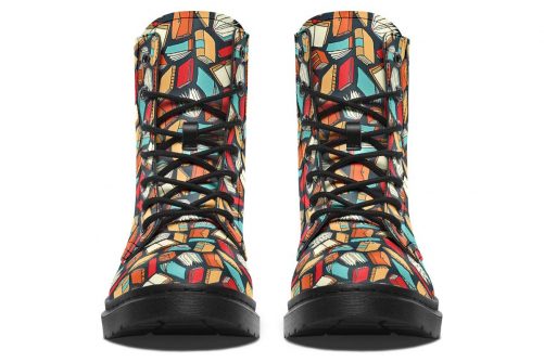 BOOK LOVERS leather BOOTS