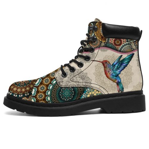 Hummingbird Vintage Mandala Asboot Vegan Boots All Season Boots