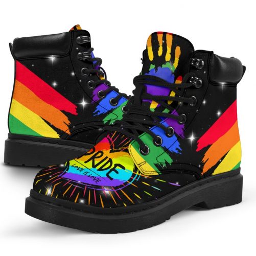Lgbt Pride Boots Limited Vegan Boots All Season Boots 2
