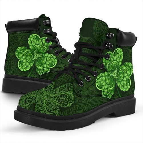 Shamrock Boots Shoes St Patrick Day Gift Idea