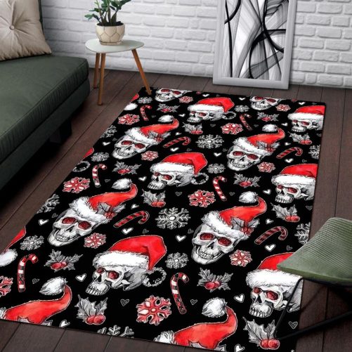 skull xmas rug 1