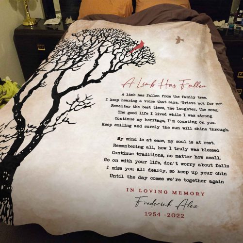 A Limb Has Fallen Memorial Cardinal Blanket1 1080x
