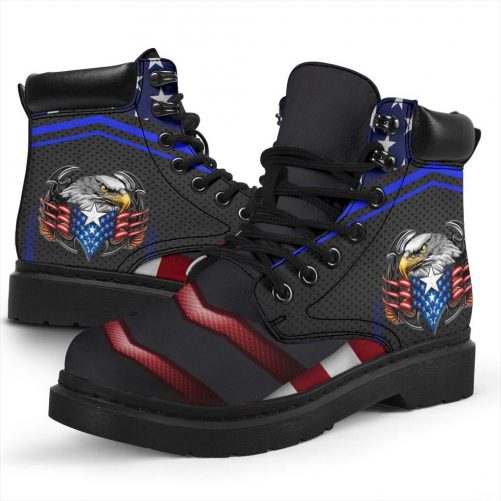 Eagle Emblem Armed Force American All Seasons Boots