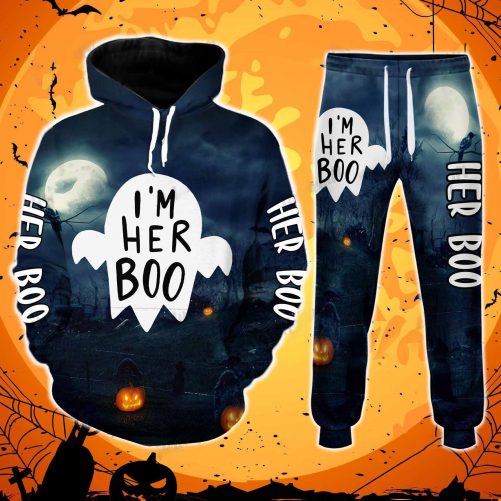 His Witch Her Boo Couple Hoodie Set 3