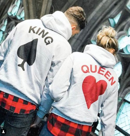 King Queen King and Queen Hoodies Couple Hoodies Couple Sweatshirts King Queen Sweatshirts Matching Hoodies Valentines day Gift 1