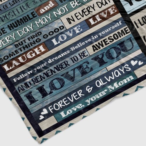 To My Son Blanket  Personalized Name Blanket  Family Blanket  Blanket For Boys And Girls  Blanket Fo 1
