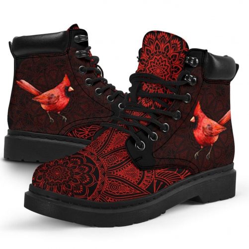 CARDINAL PRINTED BOOTS SHOES 1