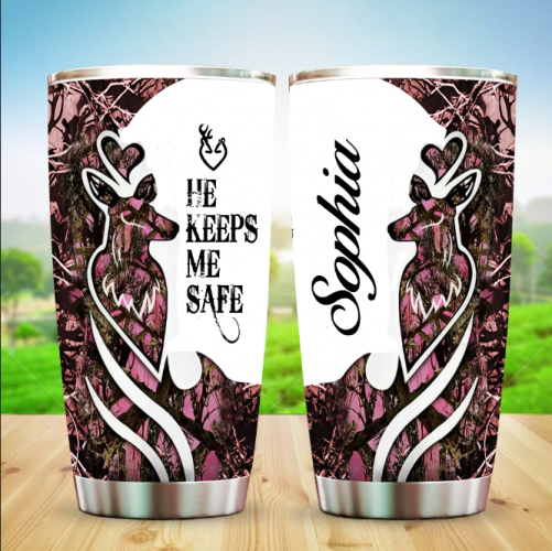 He keeps me safe couple tumbler 1