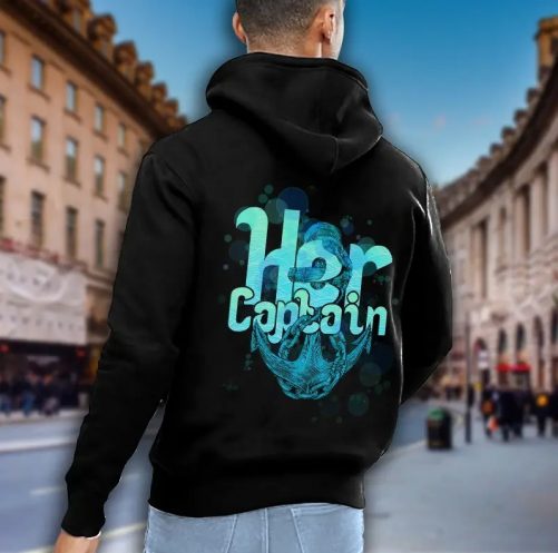 Her Captain His Mermaid Hoodie 1