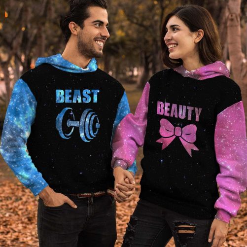 Personalized Beast Beauty Hoodie 5