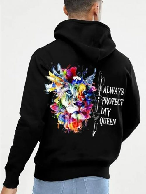 Always Trust My King Lion Hoodie 1