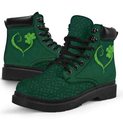 Cat Shamrock St PatrickS Day All Season Boots 2