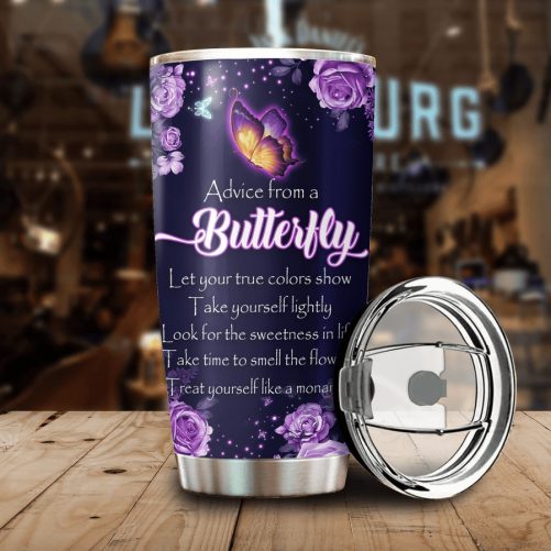 Customized Name Butterfly Purple 2