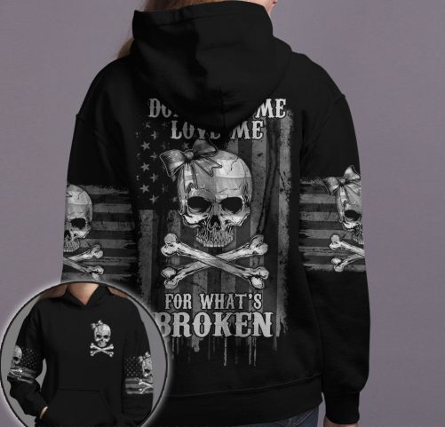 DonT Fix Me BW Skull 2 1