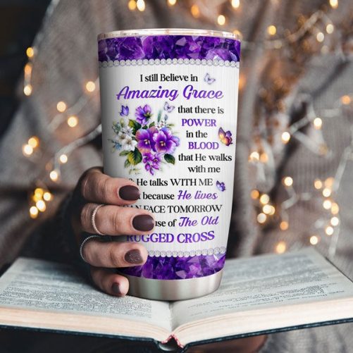 I Still Believe In Amazing Grace Fancy Personalized Foral 2