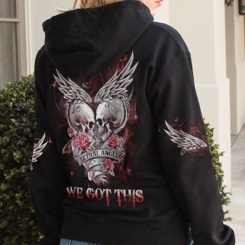 PERSONALIZED YOU ME WE GOT THIS COUPLE ALL OVER PRINT women back