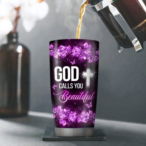 Personalized Butterfly Stainless Steel Tumbler 1