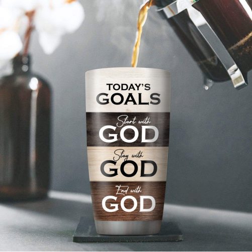 Personalized Cross Stainless Steel Tumbler 1