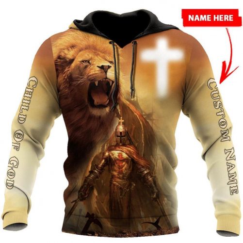 Personalized Child Of God Warrior Of Christ God 3D Hoodie For Man And Women Jesus Printed 3D Hoodie 1 rlhz1n