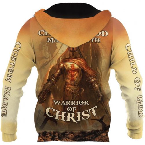 Personalized Child Of God Warrior Of Christ God 3D Hoodie For Man And Women Jesus Printed 3D Hoodie 2 l6xvcg