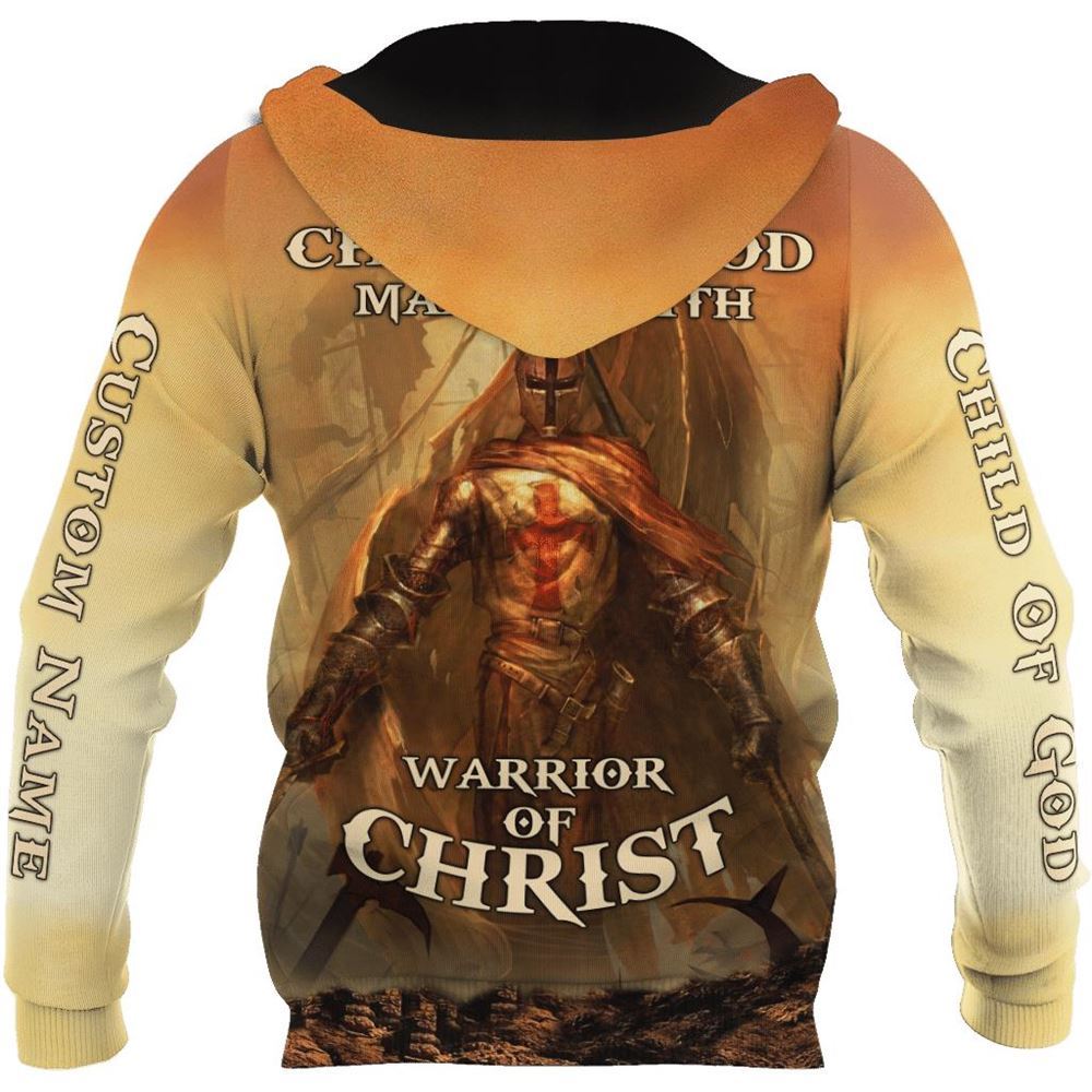 Personalized Child Of God Warrior Of Christ God 3D Hoodie For Man And Women Jesus Printed 3D Hoodie 2 l6xvcg