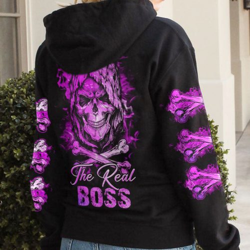 SKULL REAPER COUPLE ALL OVER PRINT back women
