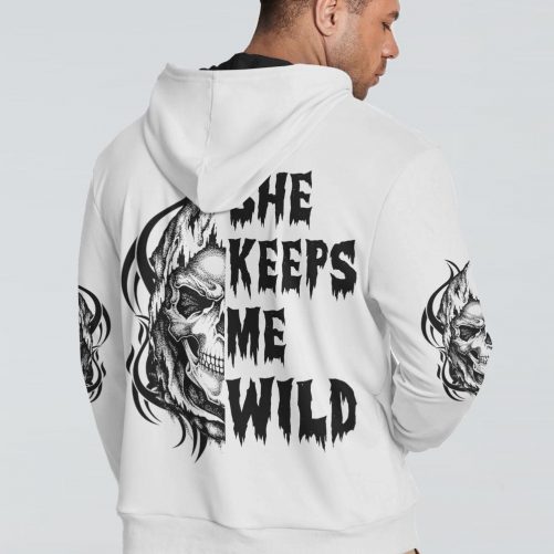 SKULL TATTOOS REAPER COUPLE ALL OVER PRINT back
