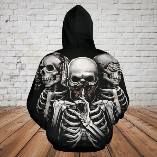 Skull 3D Hoodie 1