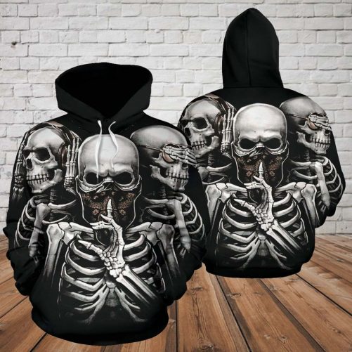 Skull 3D Hoodie 2