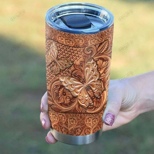 Wooden Style Butterfly Personalized 2