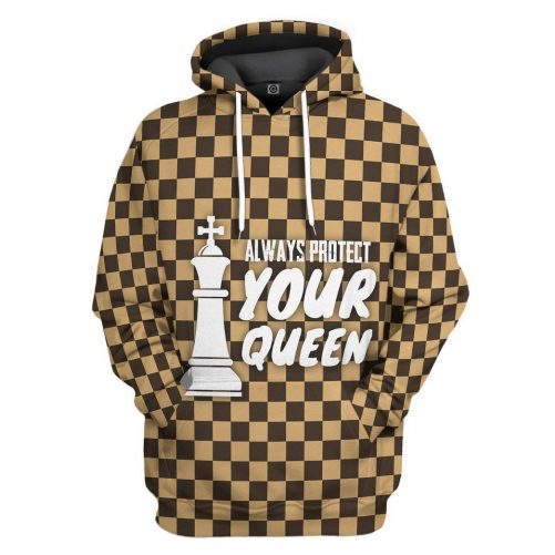 3D Queen Chessboard Couple 1